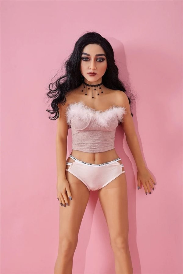 150cm seios pequenos em tamanho real boneca sexual TPE Irontech Ella com olhos grandes-150cm irontech seios pequenos em tamanho real boneca sexual tpe ella 9 linda boneca real