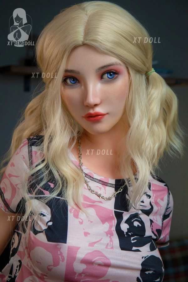 163cm C Cup Anime Girl Vicky XT Doll Silicone Head TPE Body Sexpuppe-163cm c cup xt doll silicone head tpe body sex 1 beautiful real doll