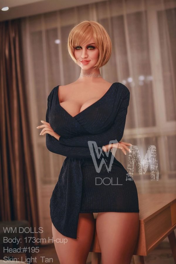 173cm H cup huge tits sex doll big boobs short hair mature real doll-173cm h cup big boobs short hair mature 1 beautiful real doll