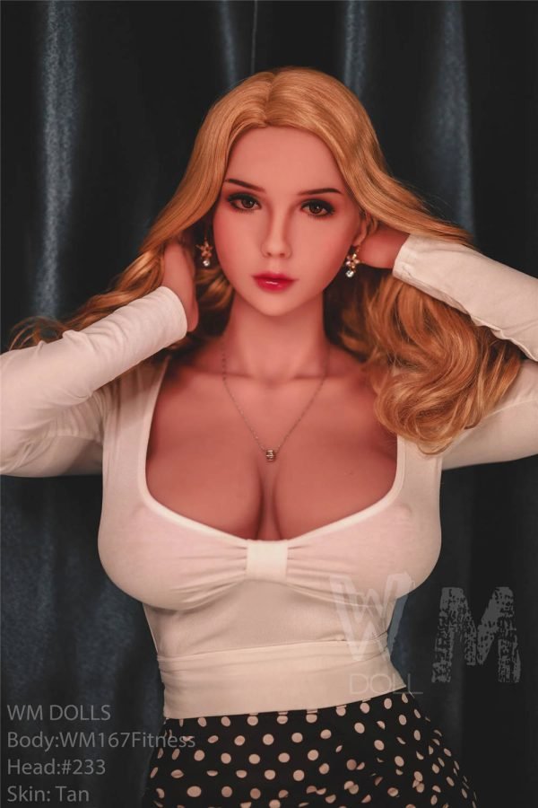 167cm WM gros seins sexy poupée blonde gros seins sex doll Amara-167cm big lovepuppen wm sexy breast 1 belle vraie poupée