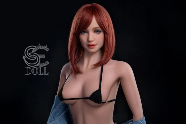 163cm E Cup Rood Haar Boy Sex Doll SE DOLL Tiener Love Doll Carolyn-carolyn e cup lovedolls 163cm se 10 mooie echte pop