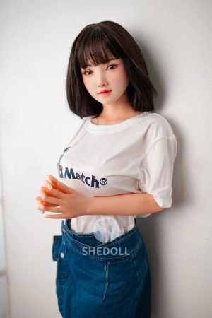 Boneca sexual japonesa de 148 cm c cup lindos seios bonitos boneca do amor SHE DOLL Xiao Qingtian-japonesa 148 cm lovedoll sexdoll c cup 1 linda boneca real