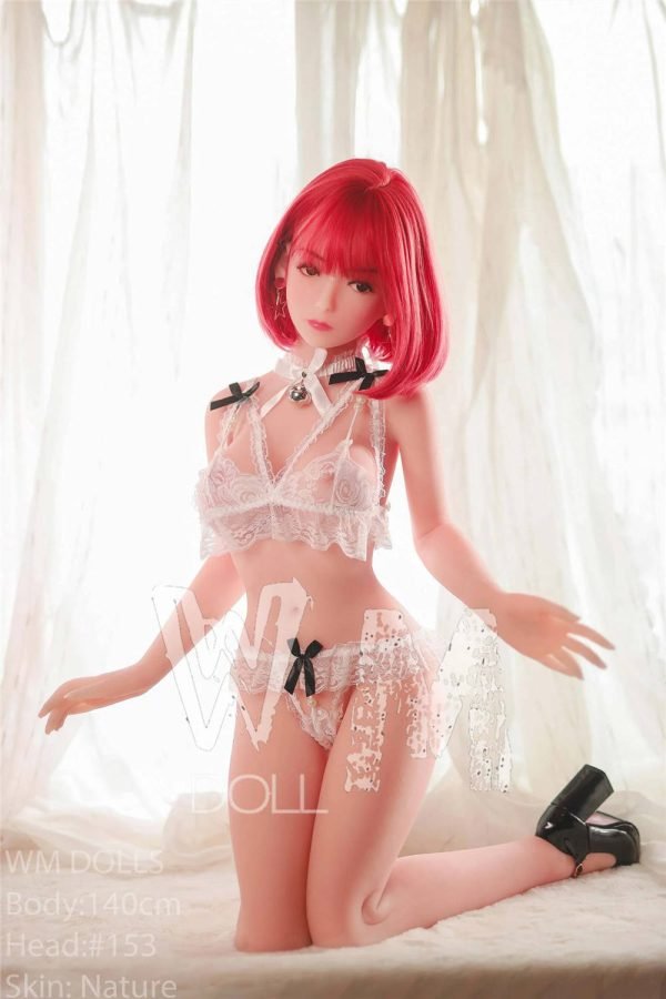 lapin roux adolescent poupée sexuelle réaliste 140 cm petite poupée d'amour WM DOLL Julianna-rouge vif love dolls lapin filleenager 12 belle vraie poupée