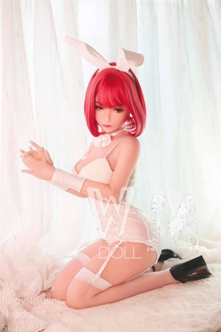 lapin roux adolescent poupée sexuelle réaliste 140 cm petite poupée d'amour WM DOLL Julianna-rouge vif love dolls lapin filleenager 9 belle vraie poupée